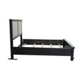 thumbnail image 1 of Yanez Industrial Queen Fabric Bed in Charcoal - Solid Wood, 1 of 2