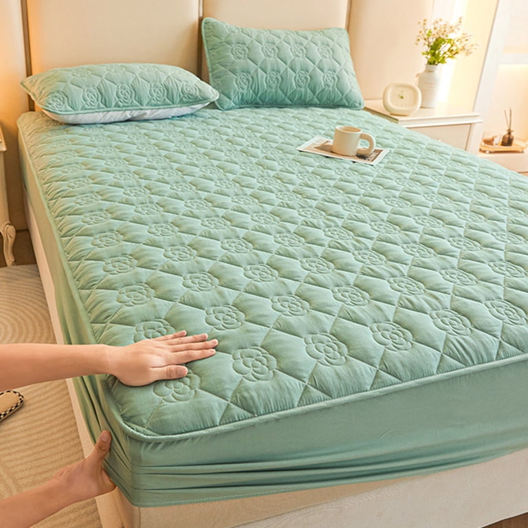 Lux Decor Collection Waterproof Mattress Pad Protector – Deep Pocket, White, Breathable