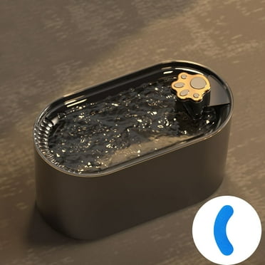 YangJinLian Quiet Cat Water Fountain, Large Capacity Pet Water Fountain for Cats Fountain Indoor with Water Level LED Light, Easy Cleaning Cat Fountains for Drinking Automatic Dog Water Fountain