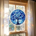 thumbnail image 1 of YangKa Blooming Tree & Floral Acrylic Puzzle Suncatcher, Vibrant Window Decor, Ideal Housewarming Gift, 1 of 5