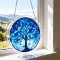 thumbnail image 1 of YangKa Blue Heart Tree Acrylic Puzzle Suncatcher, Vibrant Window Hanging, Great for Nature Lovers, Thoughtful Home Decor, 1 of 7
