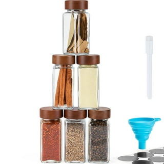 https://i5.walmartimages.com/seo/Yangbaga-6Pcs-Glass-Spice-Jars-Labels-4oz-Empty-Square-Bottles-acacia-wood-lid-Shaker-Lids-Silicone-Collapsible-Funnel-Pen-Included_c8410adb-1e67-4d33-bf0b-648cfde3fb46.b445dcb20e51ba46b475ae3c0681bdec.jpeg?odnHeight=320&odnWidth=320&odnBg=FFFFFF