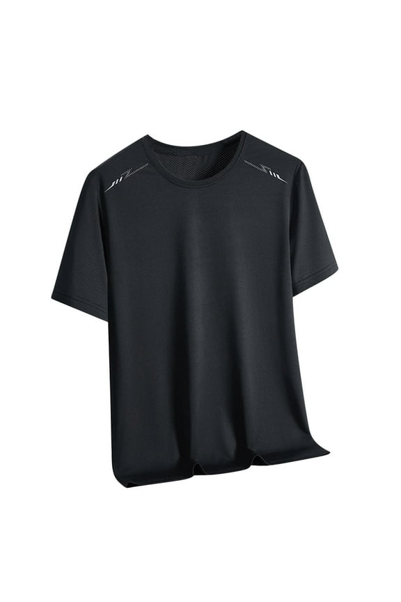 Men Tops Mens Shirts Men'S Summer Thin Breathable Loose Half Sleeved T-Shirt Summer Tops