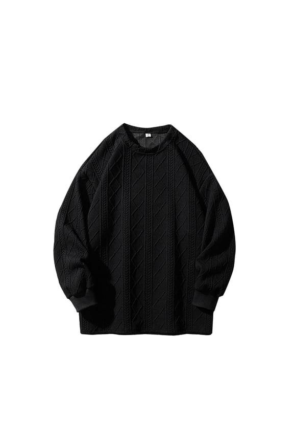 Mens Hoodies Man Solid Color Rhomboid Design Long Sleeve Hoodie