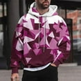 thumbnail image 1 of Yanghang Mens Hoodies Men Casual Fashion Hooded Sweatshirts Round Neck Print Pullover Long Sleeve Tops Sweatshirt, 1 of 6