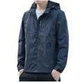 thumbnail image 1 of Yanghang Mens Jacket 2024 Man Multi-function Interchange Jacket Outdoors Mountaineering Athletic Wear Detachable Sleeves Detachable Hat Easy Coat Top, 1 of 5