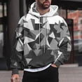thumbnail image 1 of Yanghang Oversized Hoodies Men Casual Fashion Hooded Sweatshirts Round Neck Print Pullover Long Sleeve Tops Sweatshirt On Clearance, 1 of 6