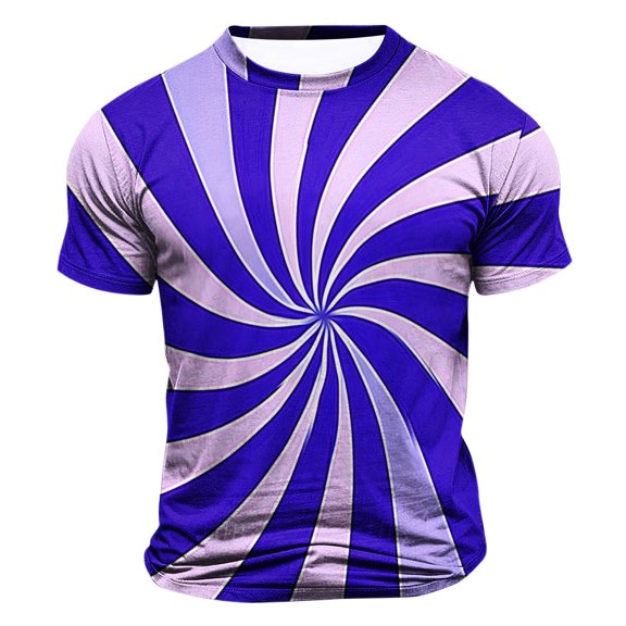 Yanghang Tops Men Breathable Men's T-Shirt Men Fashion Casual Print Sports Short Sleeve Round-Neck Blouses Shirts Summer Clothes