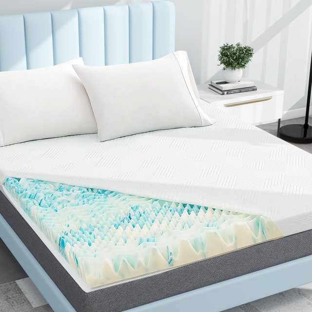 SIMENMAX 3 Inch King Memory Foam Mattress Topper, Bed Topper with