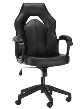 Yangming Adjustable & High Back Swivel Gaming Chair, Black