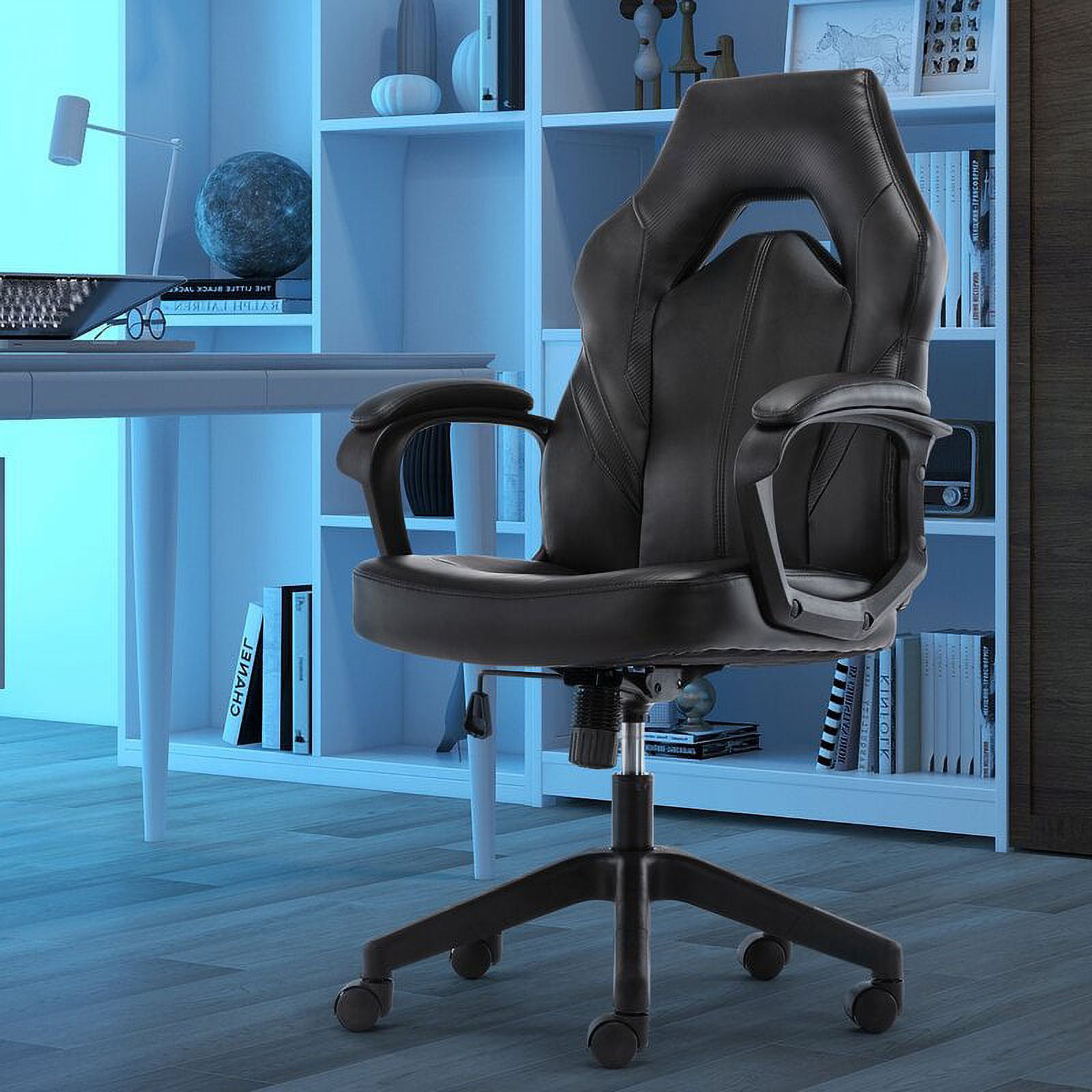Yangming Racing Gaming Chair, Leather HighBack Office Chair Reclining Computer Chair Weight