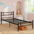 thumbnail image 1 of SimenmaxTwin Bed Frame Metal Platform Bed, No Box Spring Needed, 1 of 7