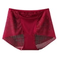 thumbnail image 1 of Yangnuo Plus Size Comfy Soft Breathable Sexy Cheeky Underwear Panties for Women Underwear French Thin Perspective Mesh Lace Underwear Cropping Hip Lifting Low Waist Underwear, 1 of 5