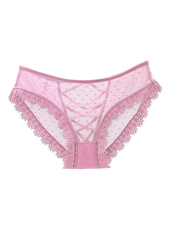 Sexy Seamless Underwear Cheeky Soft Panties for Women Underwear French Thin Perspective Mesh Lace Underwear Cropping Hip Lifting Low Waist Underwear