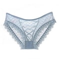 thumbnail image 1 of Yangnuo Sexy Seamless Underwear Cheeky Soft Panties for Women Underwear French Thin Perspective Mesh Lace Underwear Cropping Hip Lifting Low Waist Underwear, 1 of 4