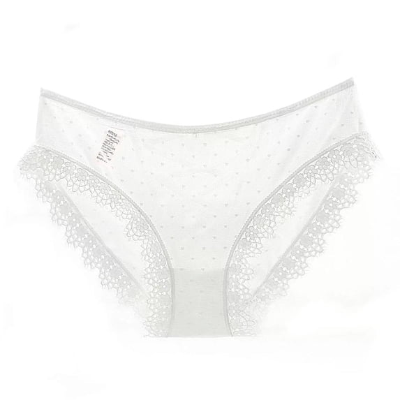 Yangnuo Sexy Seamless Underwear Cheeky Soft Panties for Women Underwear French Thin Perspective Mesh Lace Underwear Cropping Hip Lifting Low Waist Underwear