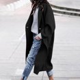thumbnail image 1 of Yangnuo Women's Fashion Casual Solid Color Wool Coat With Button Closure and Functional Pockets Long Length Comfy Coat Jackets Fall Winter 2025, 1 of 6