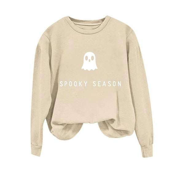 Yangnuo Womens Cute Fall Winter Sweatshirts Women's Fashionable Loose Casual Printed Long Sleeved Sweatshirt Top