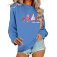 thumbnail image 1 of Yangnuo Womens Printed Chirstmas Cute Sweatshirts Trendy Women's Round Neck Hoodless Christmas Printed Casual Loose Sweatshirt, 1 of 5