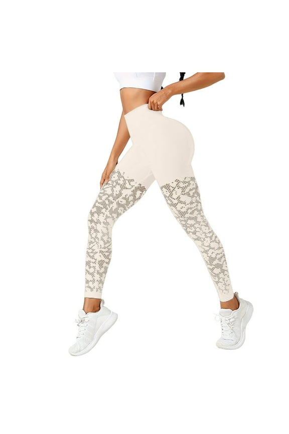 Womens Trendy Elastic Comfy Leggings Yoga Pants Womens Sports Yoga Wear Running Yoga Pants Trousers