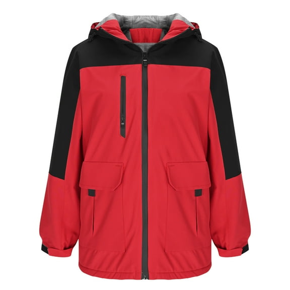 Yangnuo Womens Trendy Warm Ski Suit Jacket Hiking Jackets Ski Jacket Warm Winter Snow Coat Waterproof Windbreaker Snowboarding Jacket Hooded For Hiking Travel