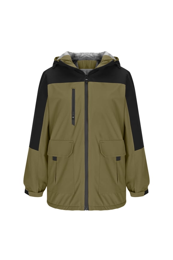 Womens Trendy Warm Ski Suit Jacket Hiking Jackets Ski Jacket Warm Winter Snow Coat Waterproof Windbreaker Snowboarding Jacket Hooded For Hiking Travel