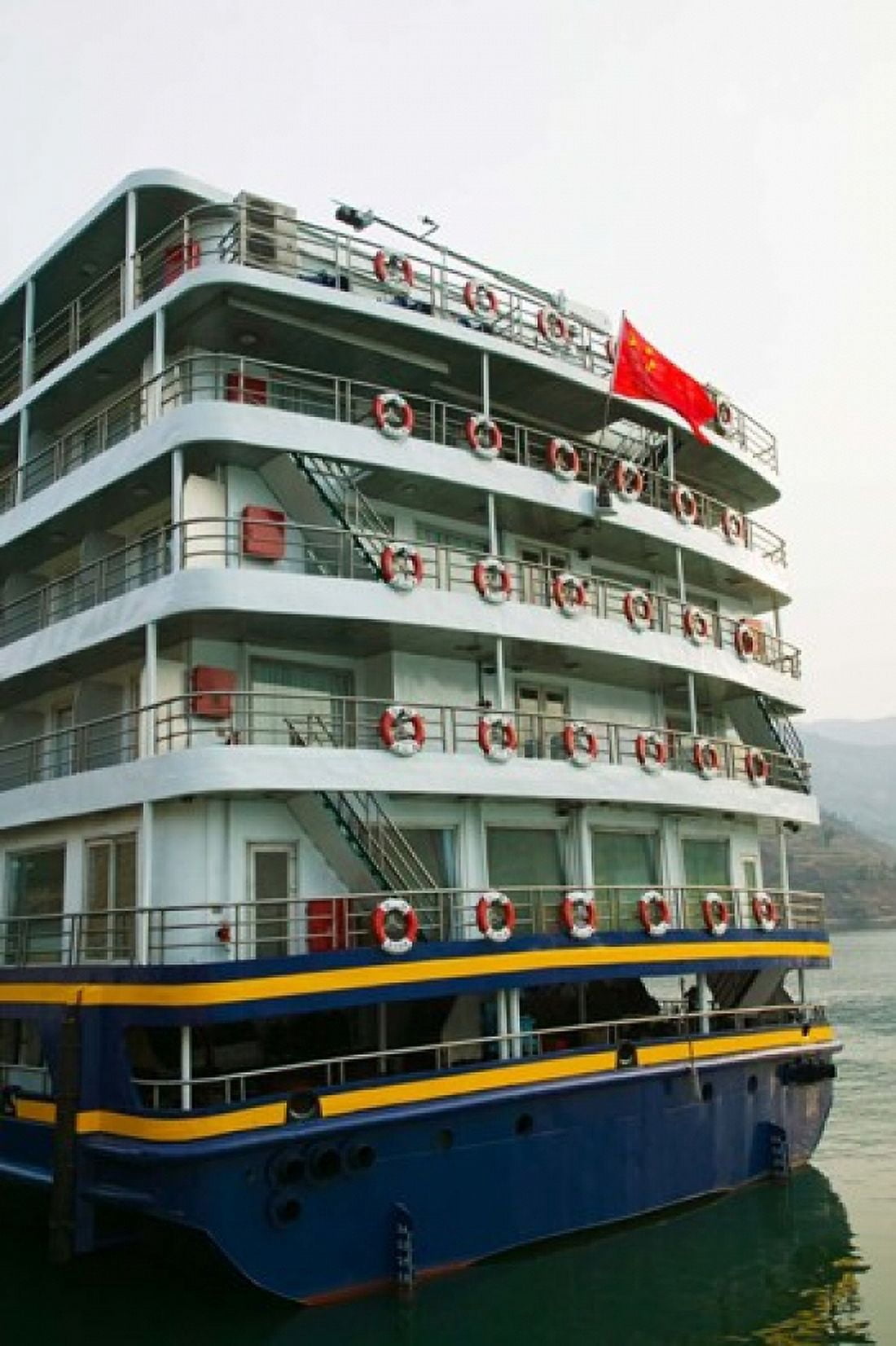 Yangtze River Cruise Ship Yangtze River Chongqing Province China Canvas Art - Panoramic Images (24 x 36)