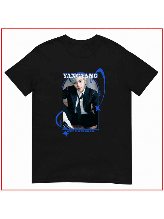 Yangyang WayV Retro Vintage K Pop Boy Band Music Fan Unisex T-Shirt V24132 Size S- 5XL