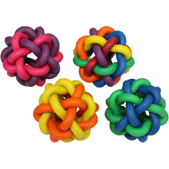 Yani - Multipet Nobbly Wobbly Fetch Ball Dog Toy Puppy Tough Rubber Assorted 1 Piece*