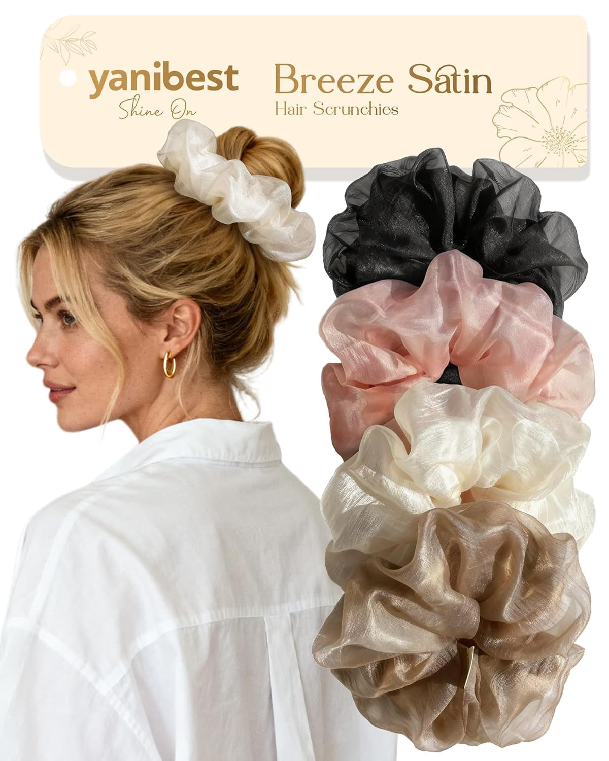 Scunci - No Slip Grip Evolution Ponytail Holder Assorted Colors