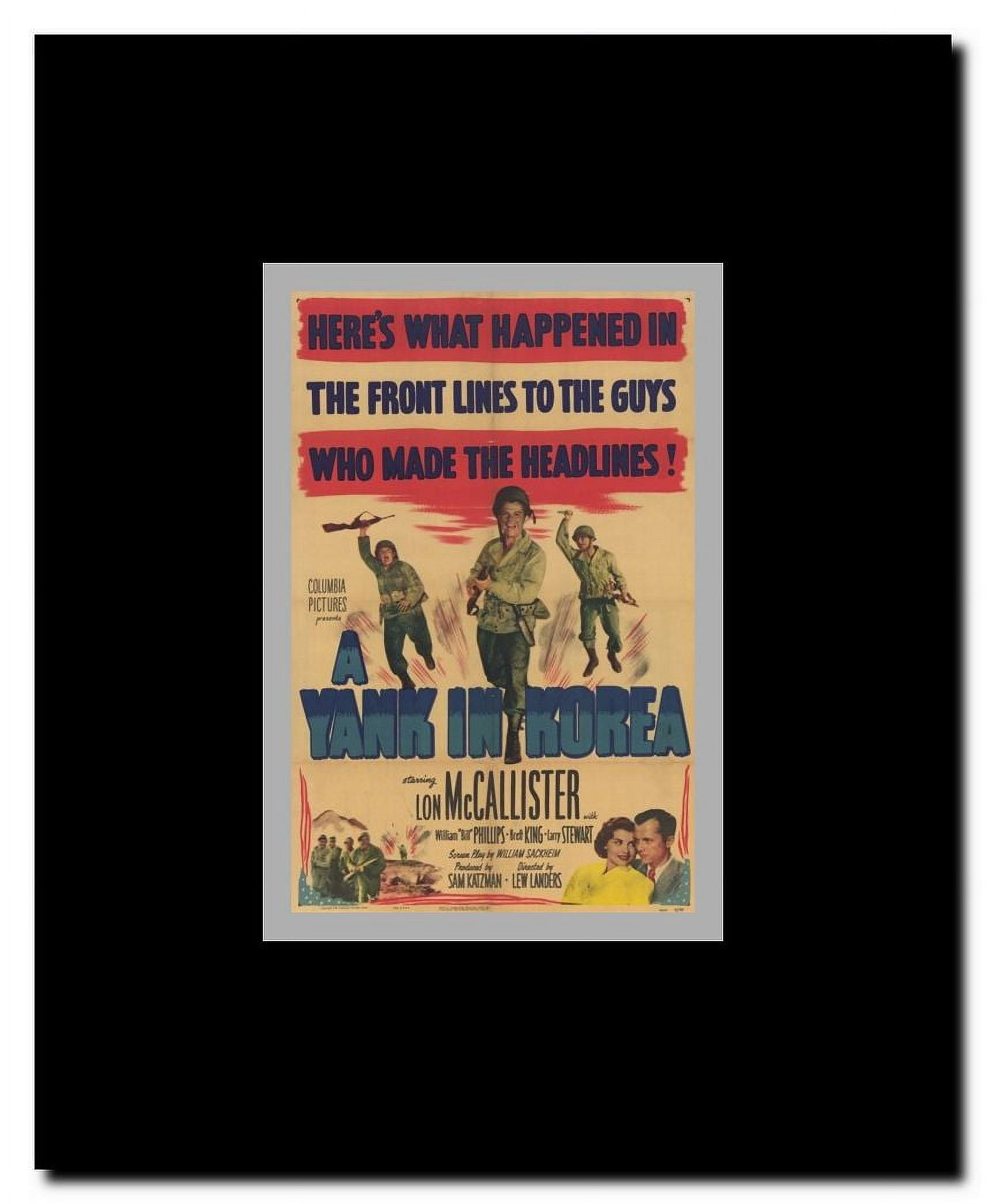 Yank in Korea Framed Movie Poster