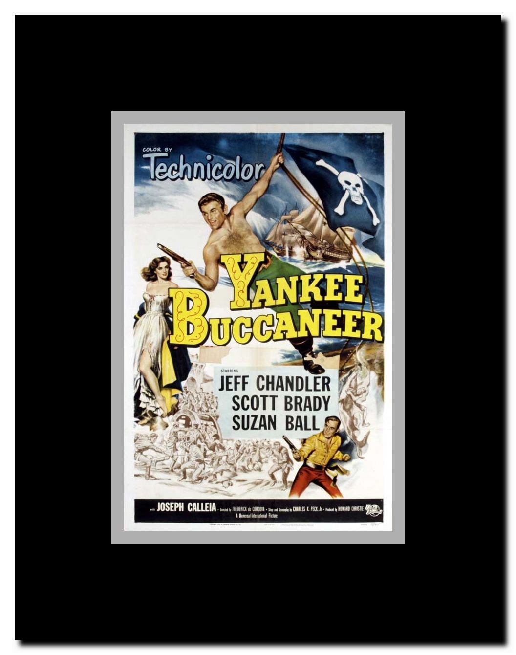 Yankee Buccaneer Framed Movie Poster
