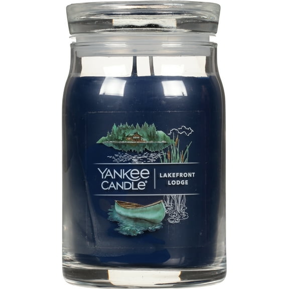 Yankee Candle 1629990 Lakefront Lodge Scented, Signature Large Jar 2-Wick Candle