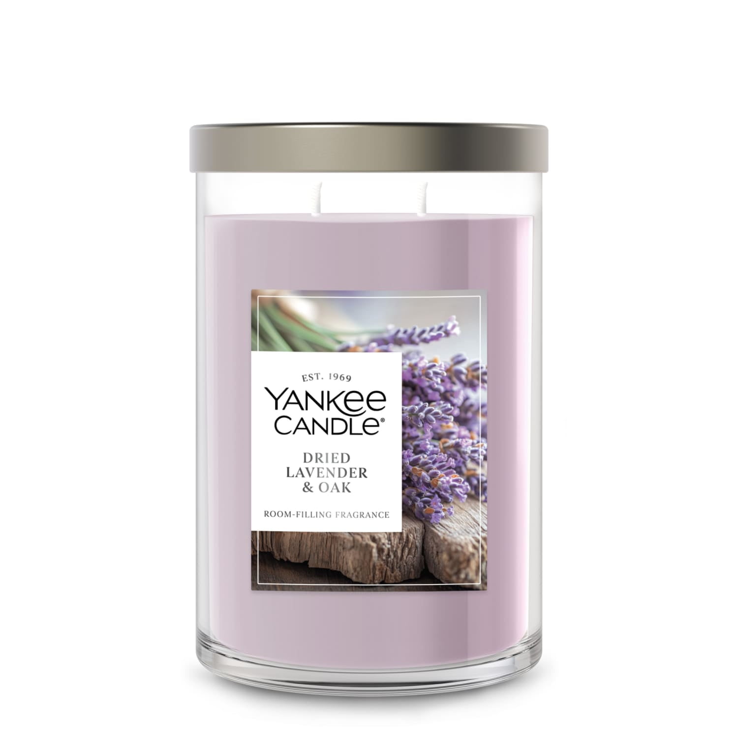 Yankee Candle Dried Lavender & Oak Large Tumbler Scented Candles, 20 oz