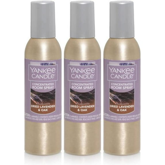 Yankee Candle 3-Pack Concentrated Room Spray — Dried Lavender & Oak