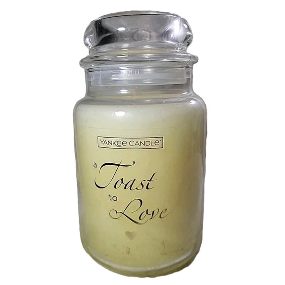 Yankee Candle "A TOAST TO LOVE" Large Classic Jar Candle - Wedding, Valentine's Day