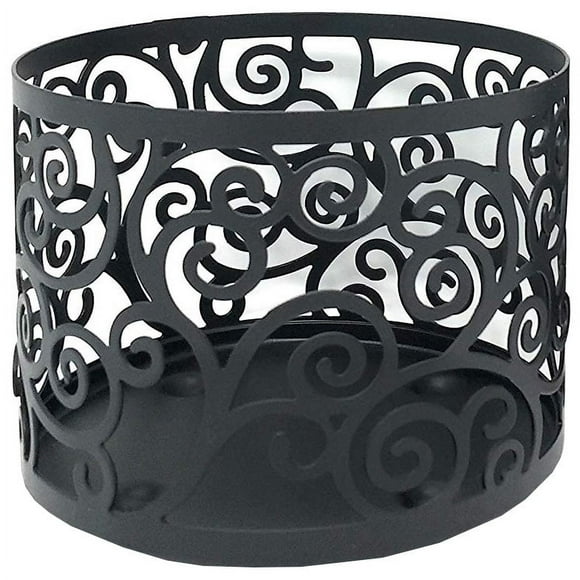 Yankee Candle Accessories CANDLE Holder (Black Scroll)