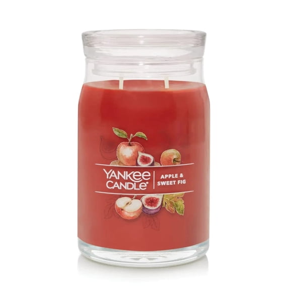 Yankee Candle Apple & Sweet Fig Large Jar Candle 20 oz.