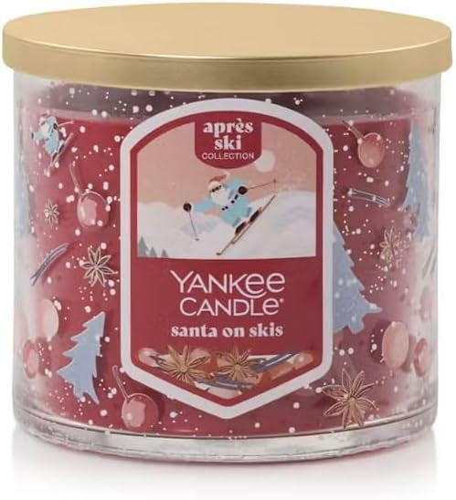 Yankee Candle Après Ski Collection Santa on Skis 3-Wick Signature