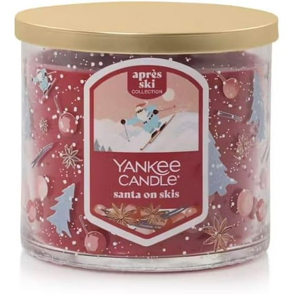 Yankee Candle Aprs Ski Collection Santa on Skis 3-Wick Signature Tumbler Candle