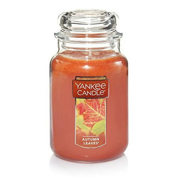 Yankee Candle Autumn Leaves Scented, Classic 22oz Large Jar Single Wick Aromatherapy Candle