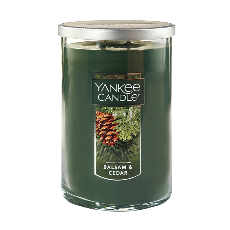 未使用Yankee Candle バルサム＆シダー・ユーカリ 22oz２個セット Yankee Candle Large 2-Wick Tumbler, Balsam & Cedar, Tree Scented
