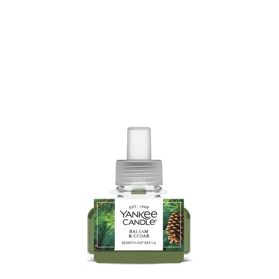 Yankee Candle Balsam & Cedar ScentPlug Refill, 0.625 fl oz