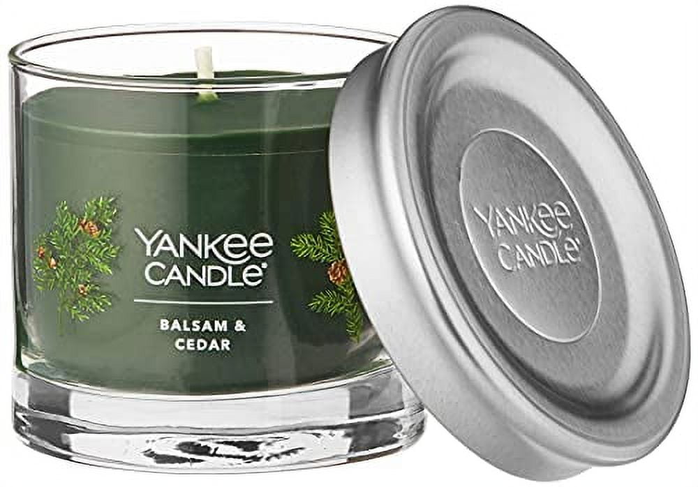Balsam & Cedar Scented Small Soy Tumbler Candle