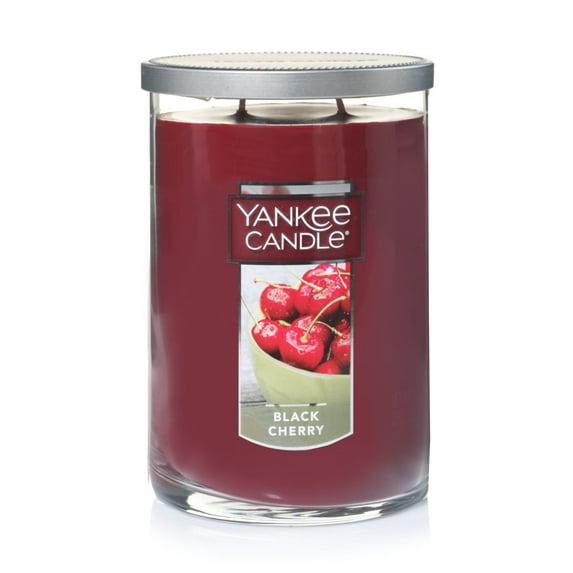 Yankee Candle Black Cherry Large 2 Wick Tumbler Candle, 22 oz