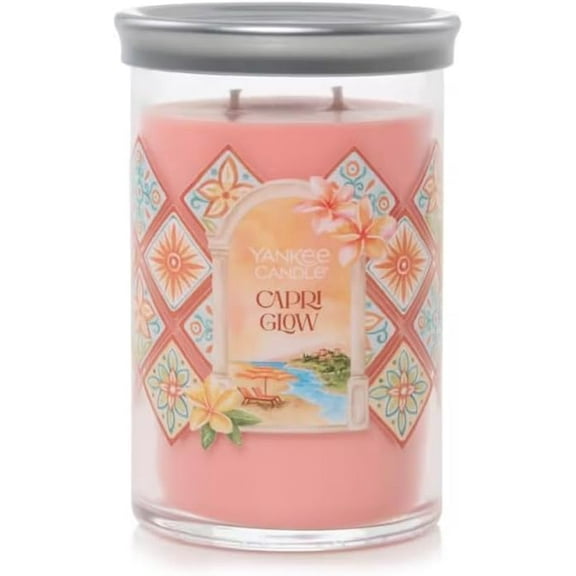 Yankee Candle Capri Glow - Hello Italy! Collection Large Signature 2-Wick Tumbler Candle