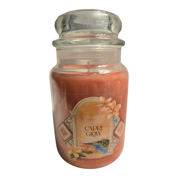 Yankee Candle Capri Glow Original Large Jar Scented Candle, 22 oz
