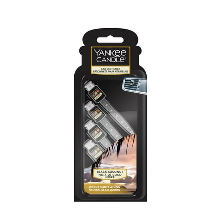 Yankee Candle Car Air Freshener Vent Sticks, Pink Sands, 4 Count