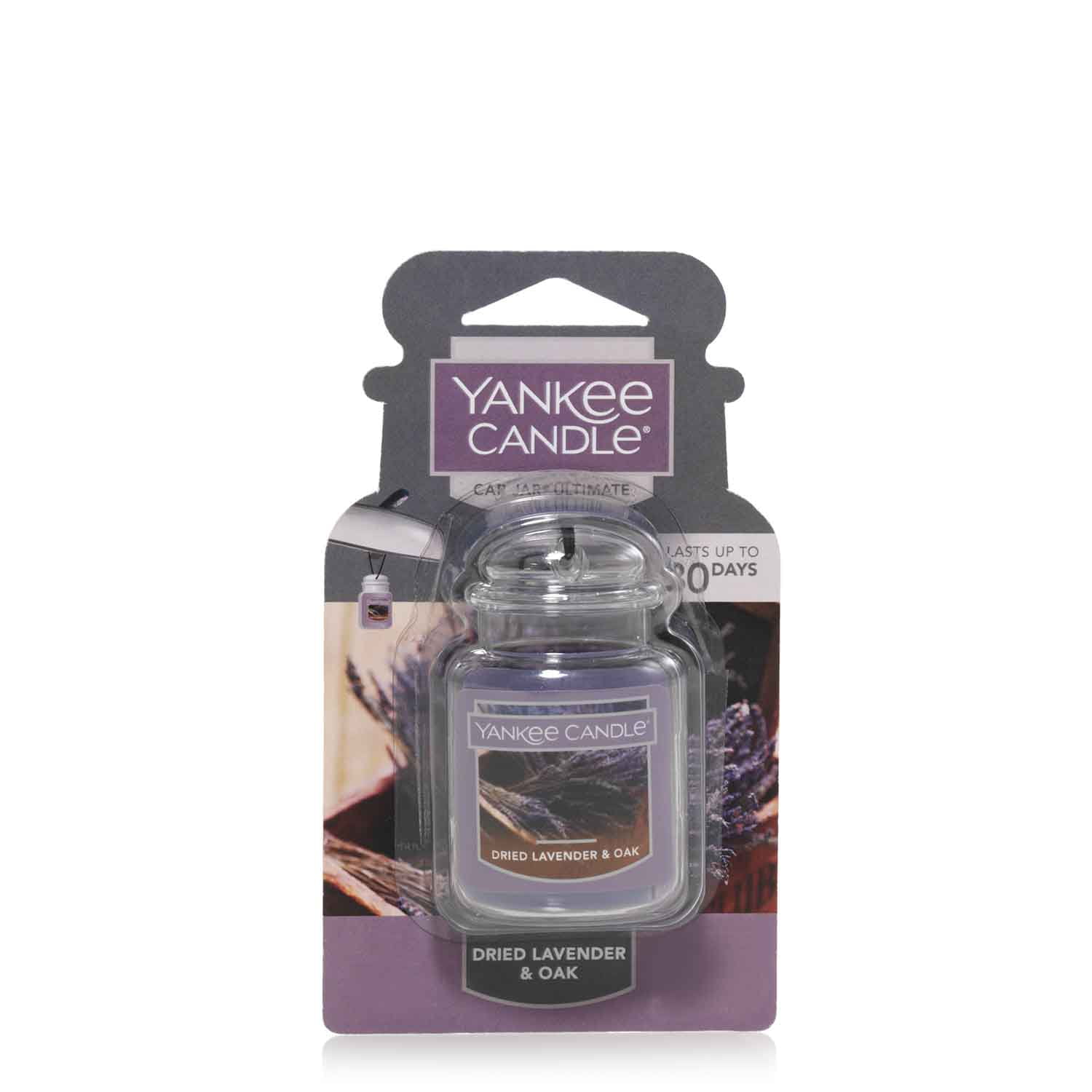 Yankee Candle Car Jar Ultimate Hanging Air Freshener - Dried Lavender and  Oak