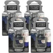 Yankee Candle Car Jar Ultimate Hanging Car Air Fresheners, Midsummer's Night, 0.96 oz (Pack of 4)